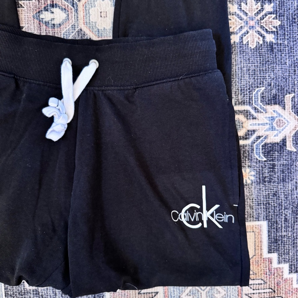 Calvin Klein Women’s Black Sleepwear Jogger Sweatpants With Pockets Size Small - Picture 3 of 8